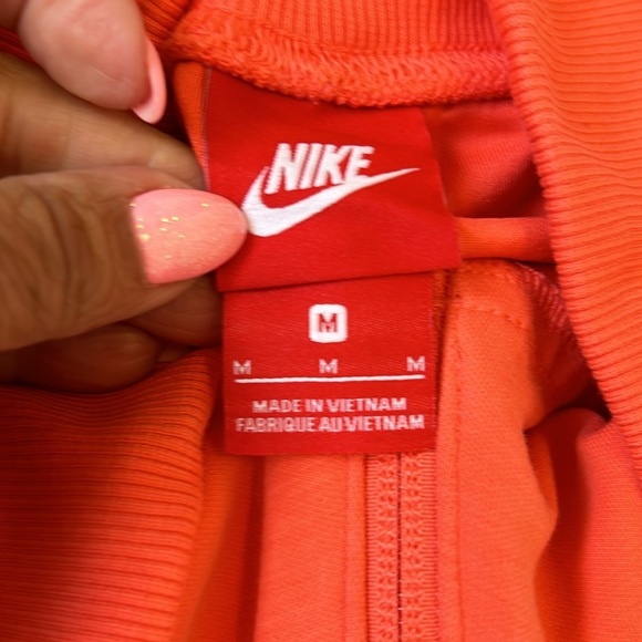 Nike Essential Mesh Panel Jogger Orange/ White - Picture 7 of 8